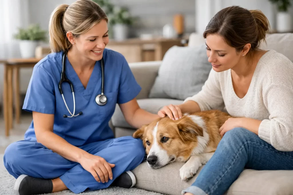 How a Vet for Anxious Dogs Can Help at Home