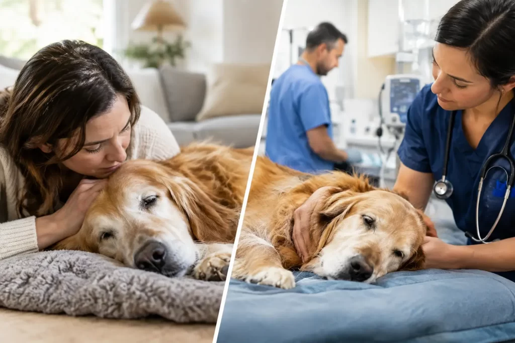 Home Euthanasia Versus Hospital Care for Pets