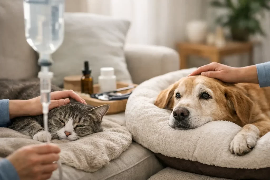 Pet Palliative Care at Home for Dogs and Cats