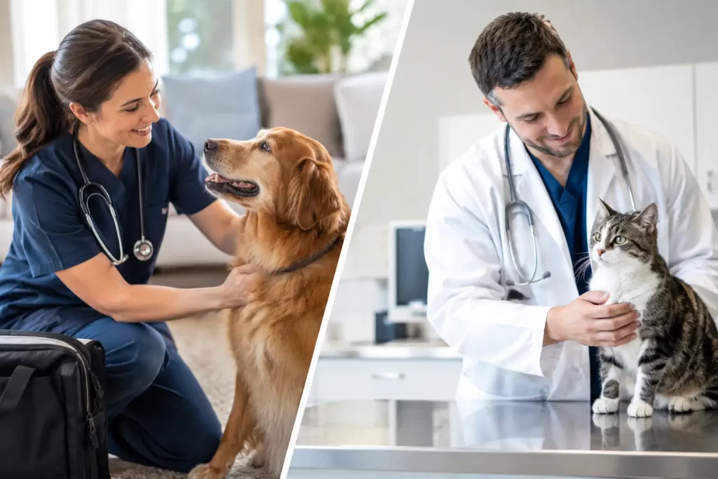 Veterinary Housecalls Versus Clinics Compared